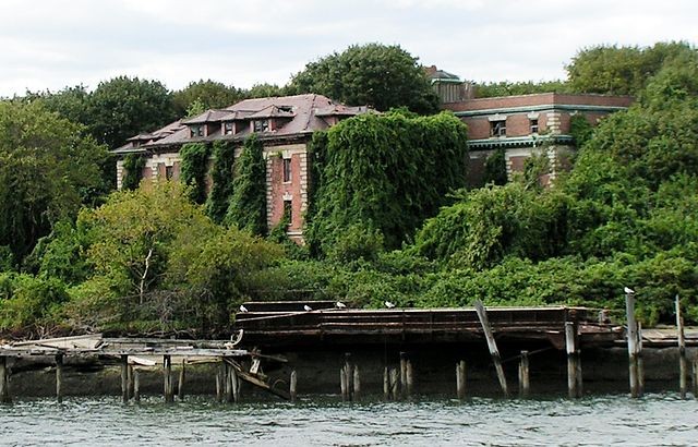26.The abandoned North Brother Island near New York