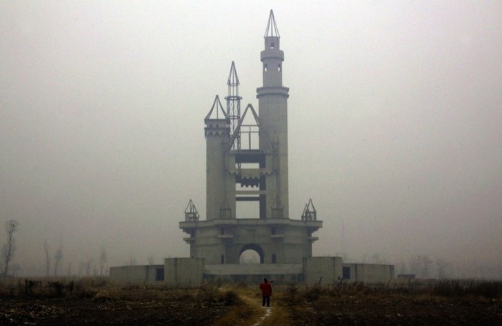 5. Ein Vergnügungspark in Peking (China).