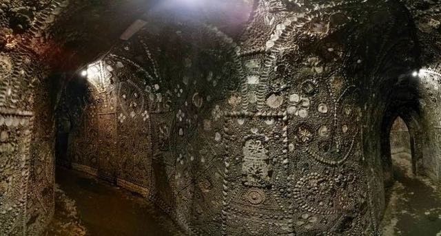 The young boy was amazed to see a wonderful world of mosaics that was hiding in what appeared to be an immense cave!