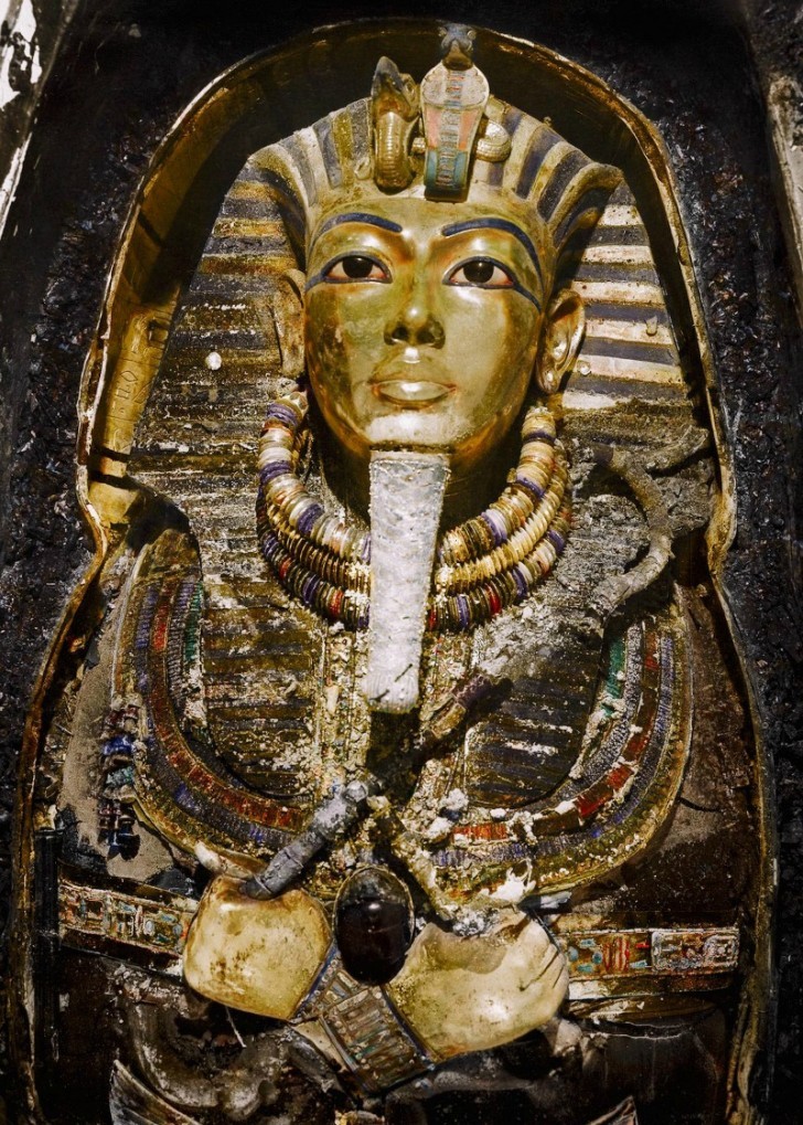 La mascara funerara de Tutankhamon