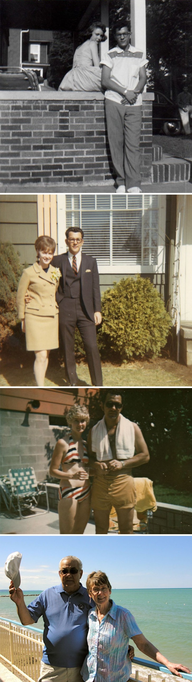 13. Mes grands-parents dans les années 1950,1960,1970 et aujourd'hui.