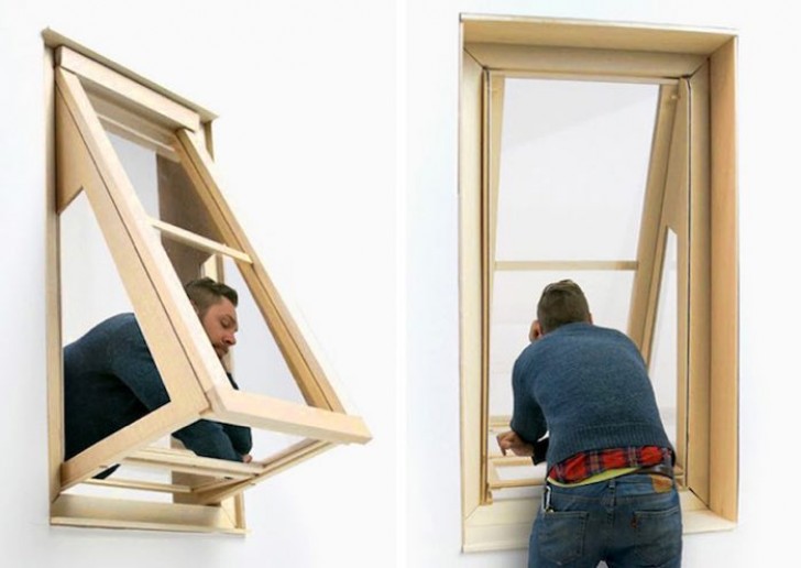 1. Modell des Fensters mit externer Fensterbank