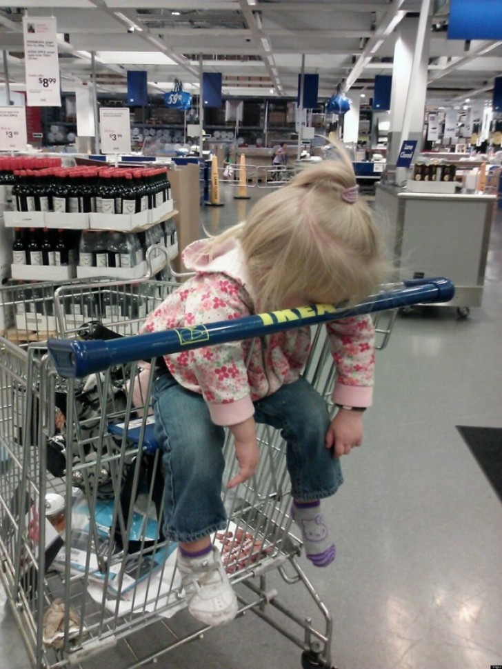 While out shopping with Mom ...