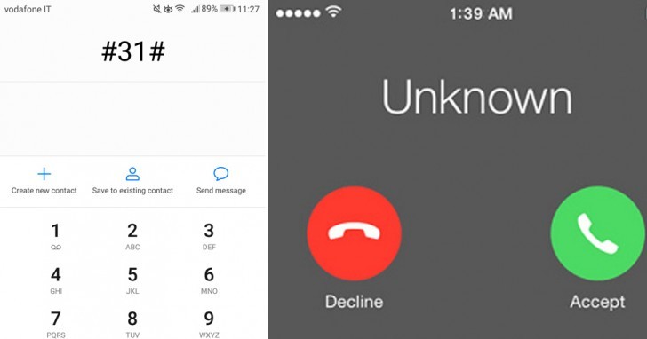 3. Call without showing your number