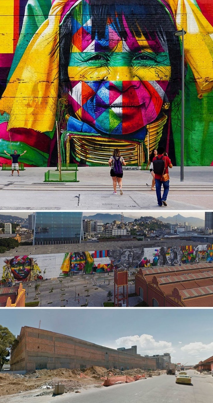 24. Rio de Janeiro (Brazil) -"We are all One" by Brazilian muralist Eduardo (created for the Rio 2016 Olympics)