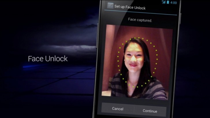 5. Facial recognition unlock mode