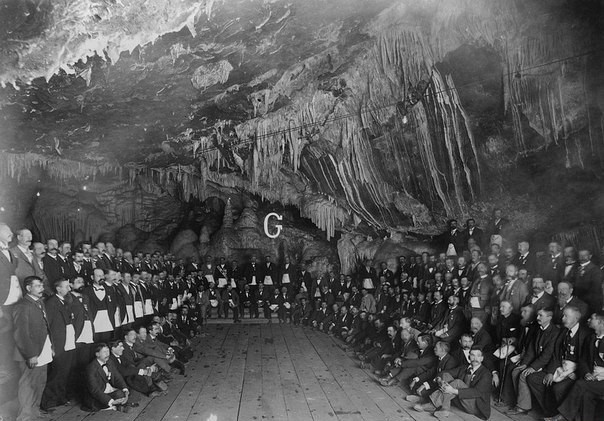 Meeting of the Masonic Lodge in Arizona (USA) in 1897