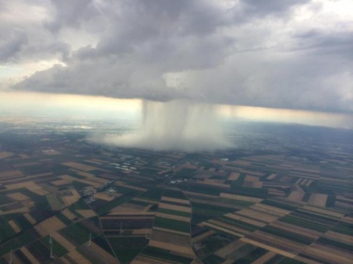 5. A bucket of water thrown from the sky