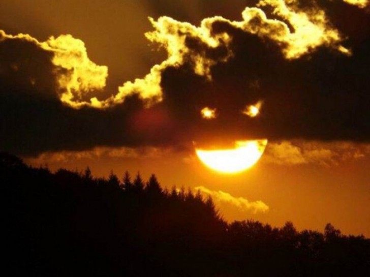 3. What a devilish sunset!