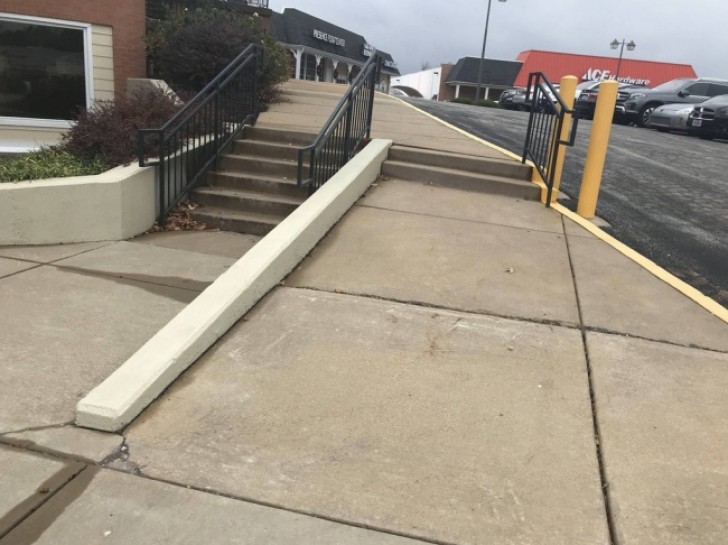 9. Is this a ramp for the disabled or what?
