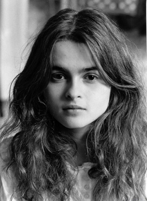 Helena Bonham Carter, attrice e moglie del regista Tim burton, in uno scatto del 1989.