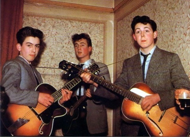 Les Beatles au début de leur carrière.