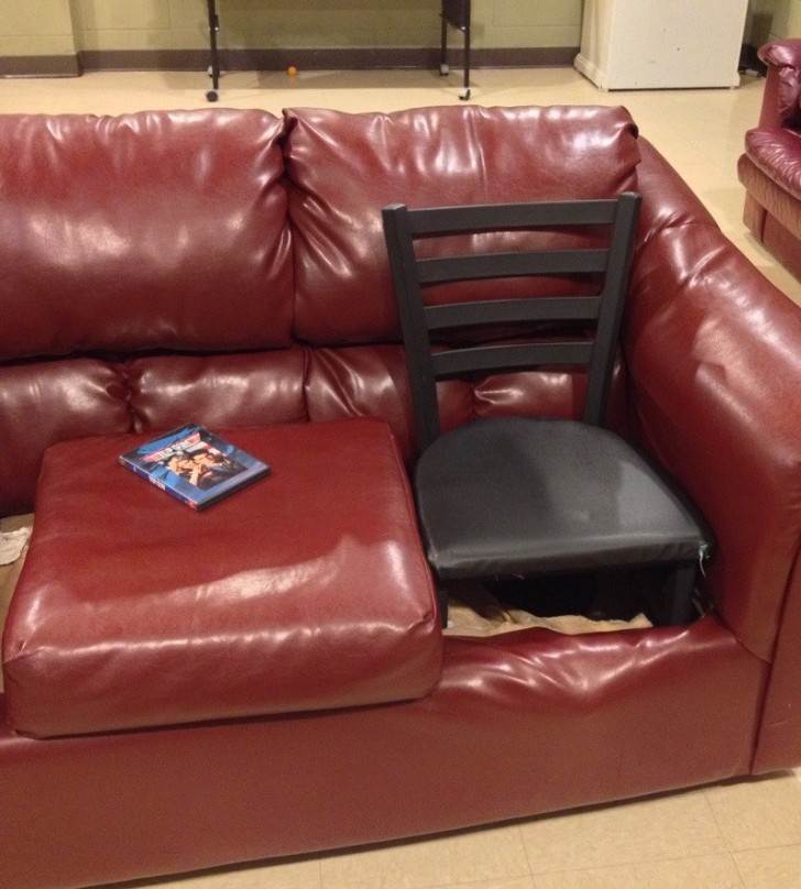 2. Who said that a chair and a sofa cannot coexist?