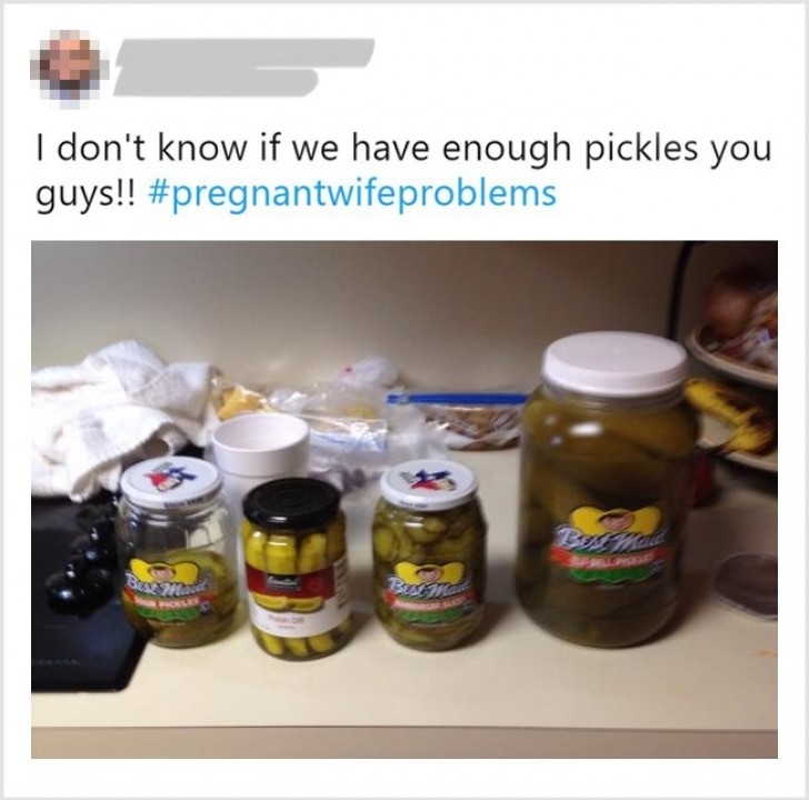 21. Hey! Do we have enough pickles?