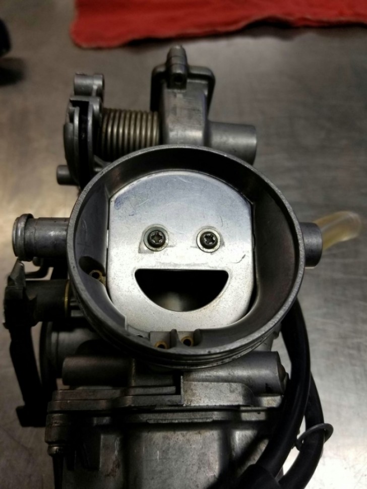 Un carburatore molto felice.