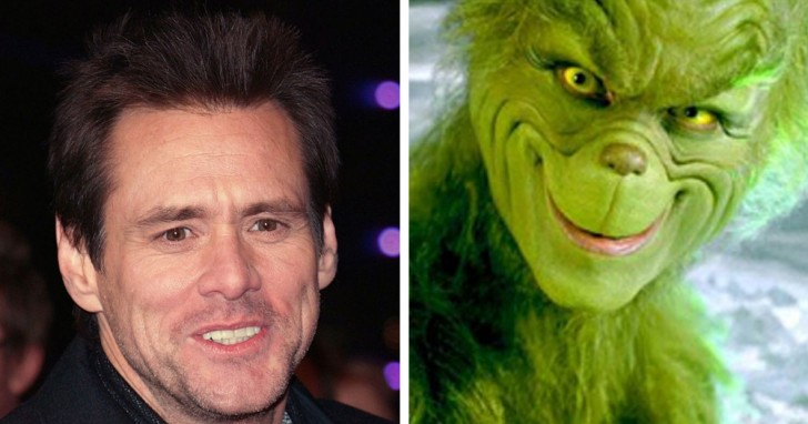 9. Jim Carrey alias The Grinch (gelijknamige film)