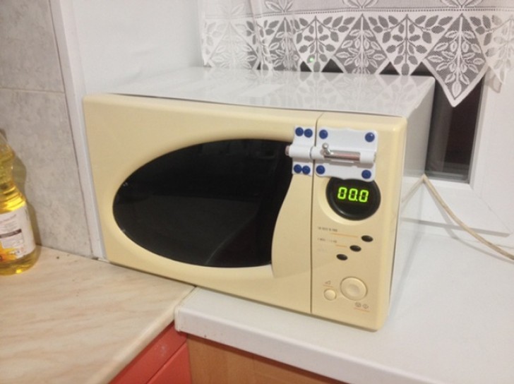If the microwave door no longer closes properly, that can be remedied.