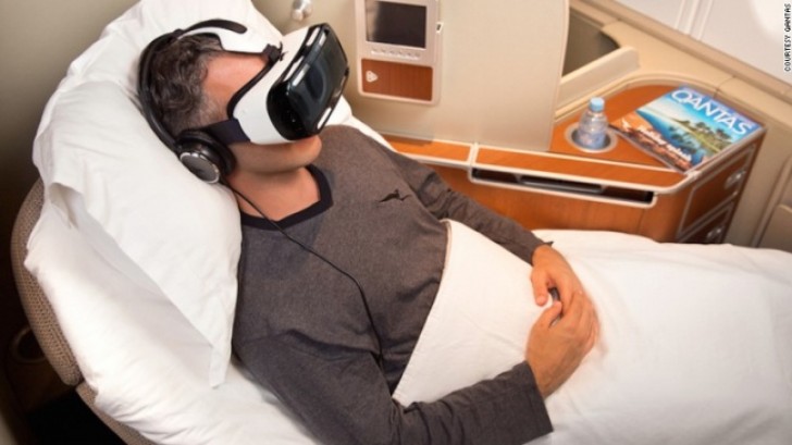 Sedili super-comfort con tecnologia VR.