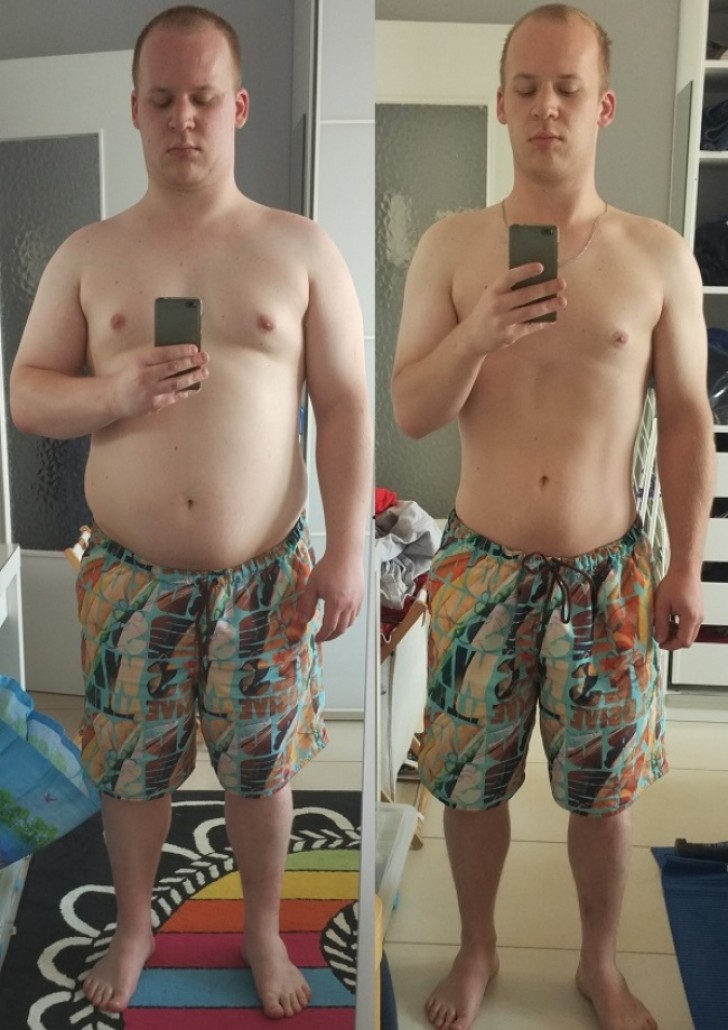 14. Er wollte 10 Kilo verlieren, aber er verlor 25!
