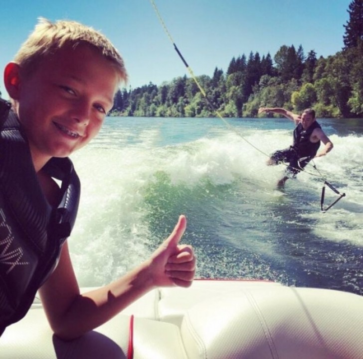 Waterskiën is niet voor iedereen geschikt.