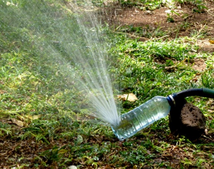 Make a DIY sprinkler