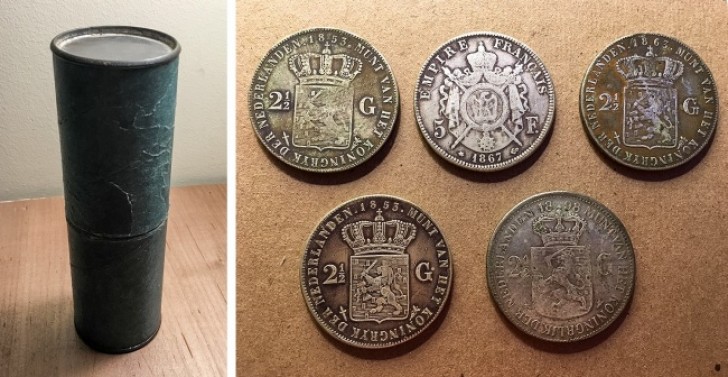 24. Un mio parente aveva in casa tantissime monete antiche.