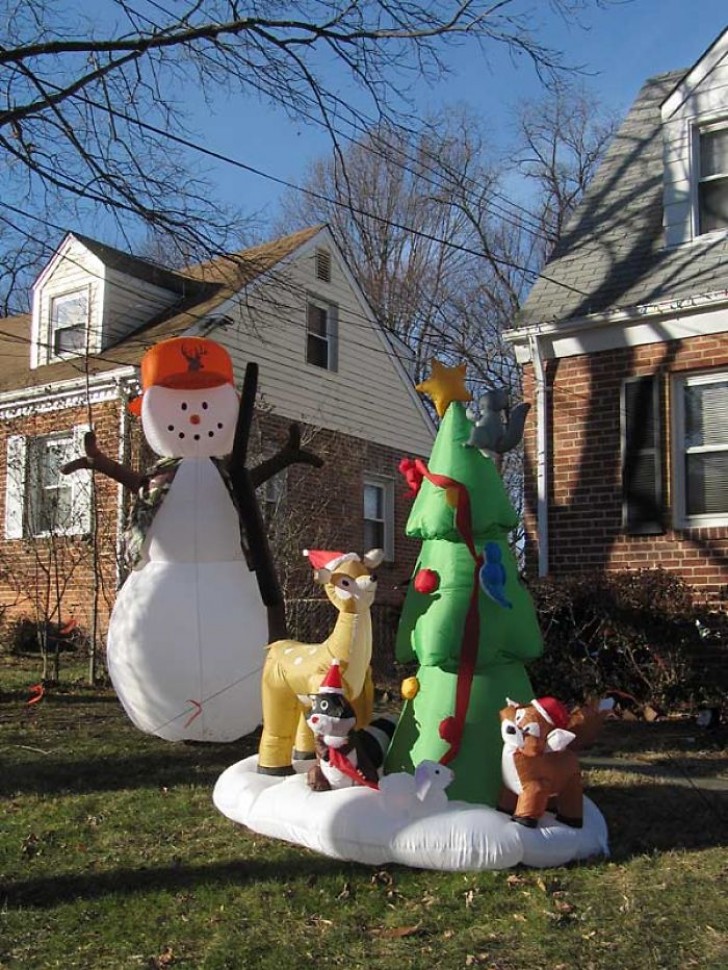 Inflatables have solved all of this family's problems!