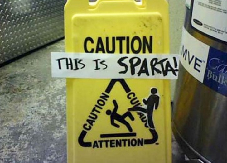 Voici Sparta!