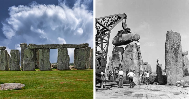 De monolieten van Stonehenge zijn in de loop van de tijd verschillende keren gewijzigd.