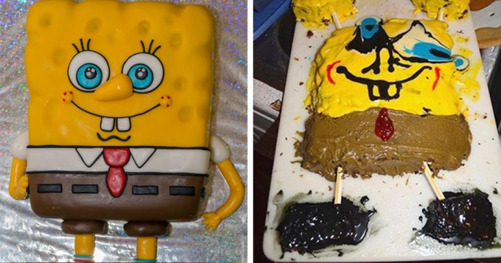 1. Una torta di 'NON' buon compleanno.