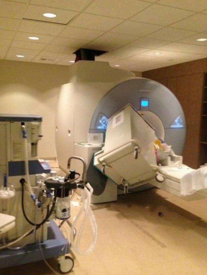 This is why before doing a magnetic resonance test, it is imperative to make sure that the patient has removed all metal-based objects ...