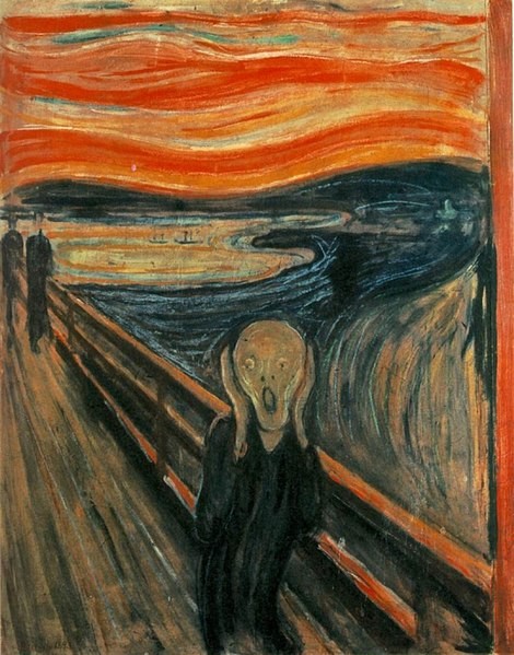 2. Der Himmel im "Schrei" von Munch