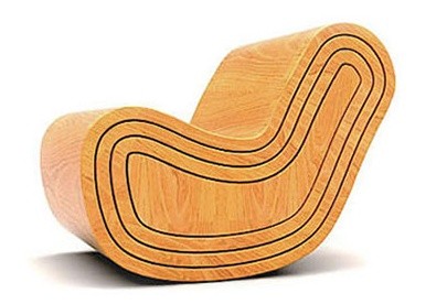 Una sedia in legno...