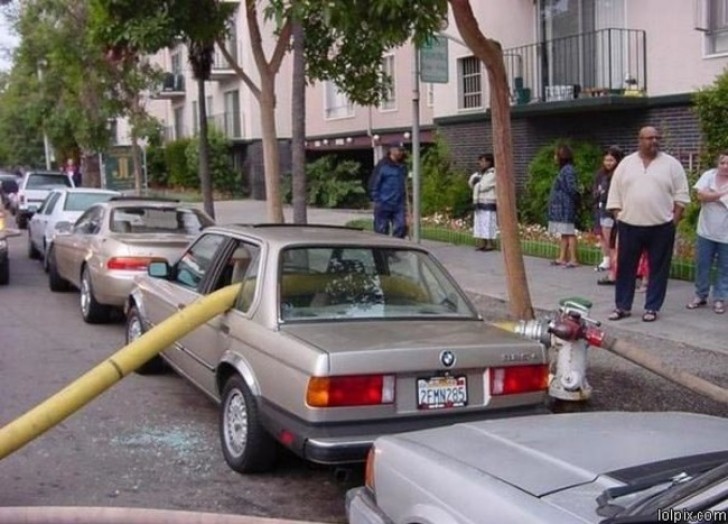 9. If you park in front of a fire hydrant ...