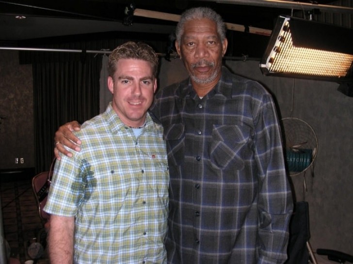 13. Morgan Freeman can instill a sense of inappropriateness.