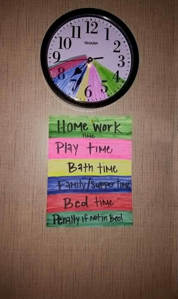 Connaissiez-vous cette façon d'expliquer le temps aux enfants? C'est vraiment utile!