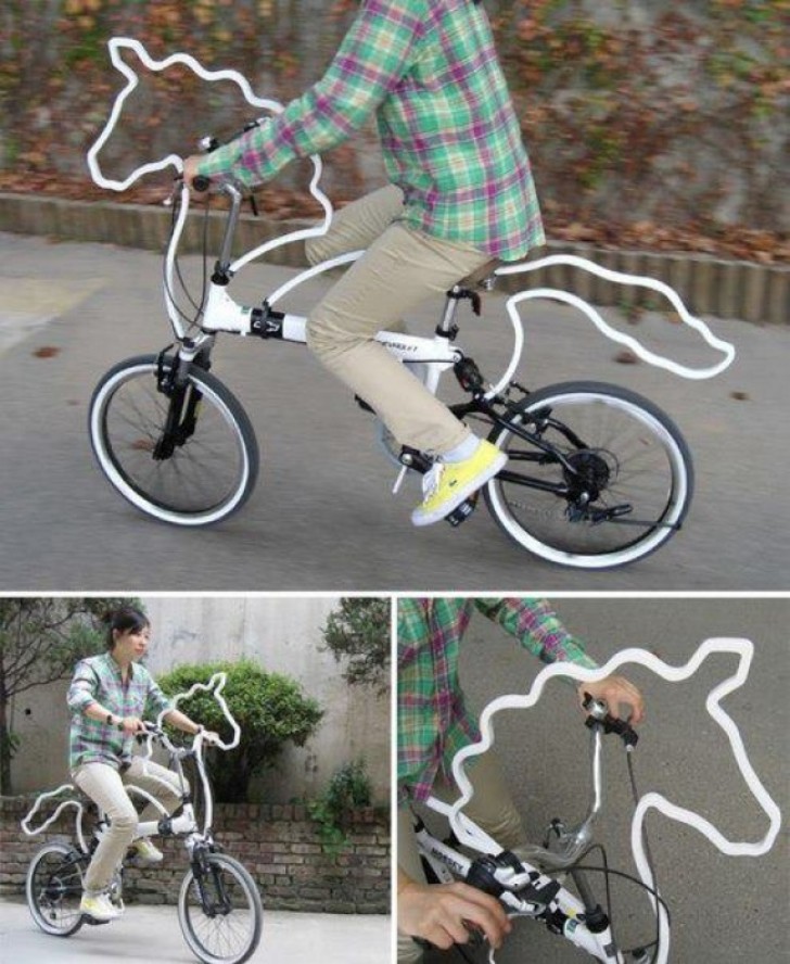 Per trasformare una bicicletta in un veicolo magico basta un tocco.
