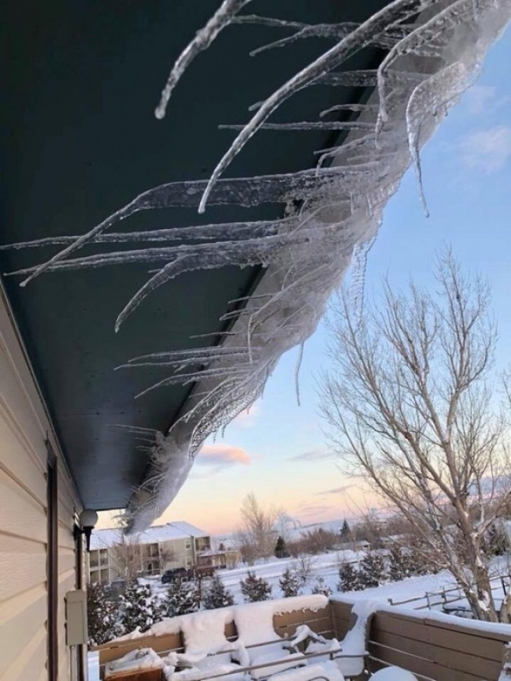 Quand cela arrive, cela veut dire qu'il fait très froid.