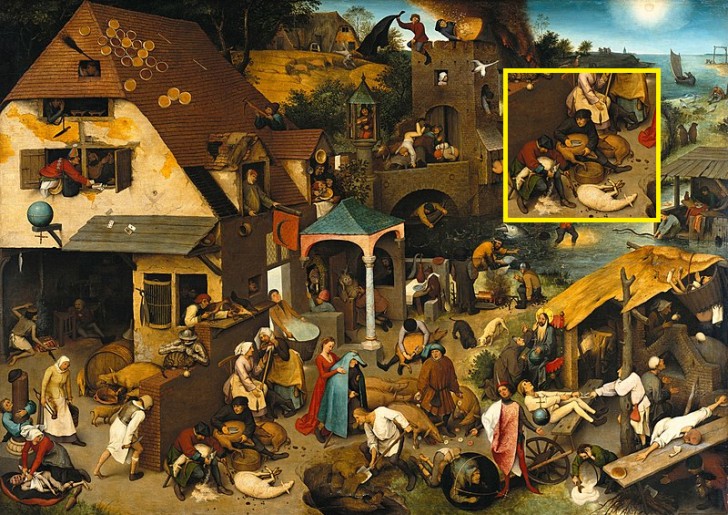 Die niederländischen Sprichwörter, Pieter Bruegel der Ältere