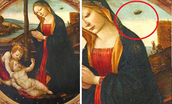 Madonna con Niño y San Giovannino, Sandro Botticelli
