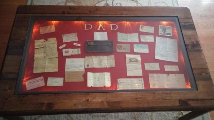 "I found a lost wallet in 1963 and it took me 15 years to find the owner. I found out that he had just recently passed away and the family members created this bulletin board with what was in the wallet."