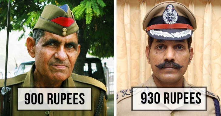 10. Nello stato di Madhya Pradesh i poliziotti che si fanno crescere i baffi hanno diritto a un premio in busta paga in quanto favoriscono il senso di autorità e rispetto nei confronti delle forze dell'ordine.