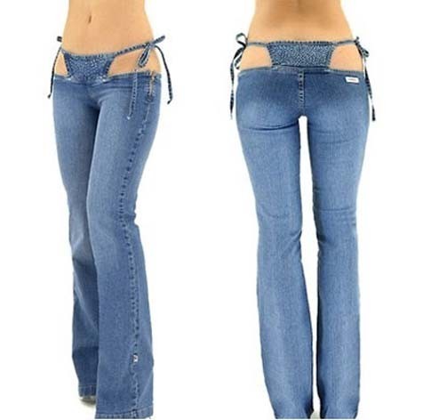 5. Asians have gone crazy over "bikini jeans"