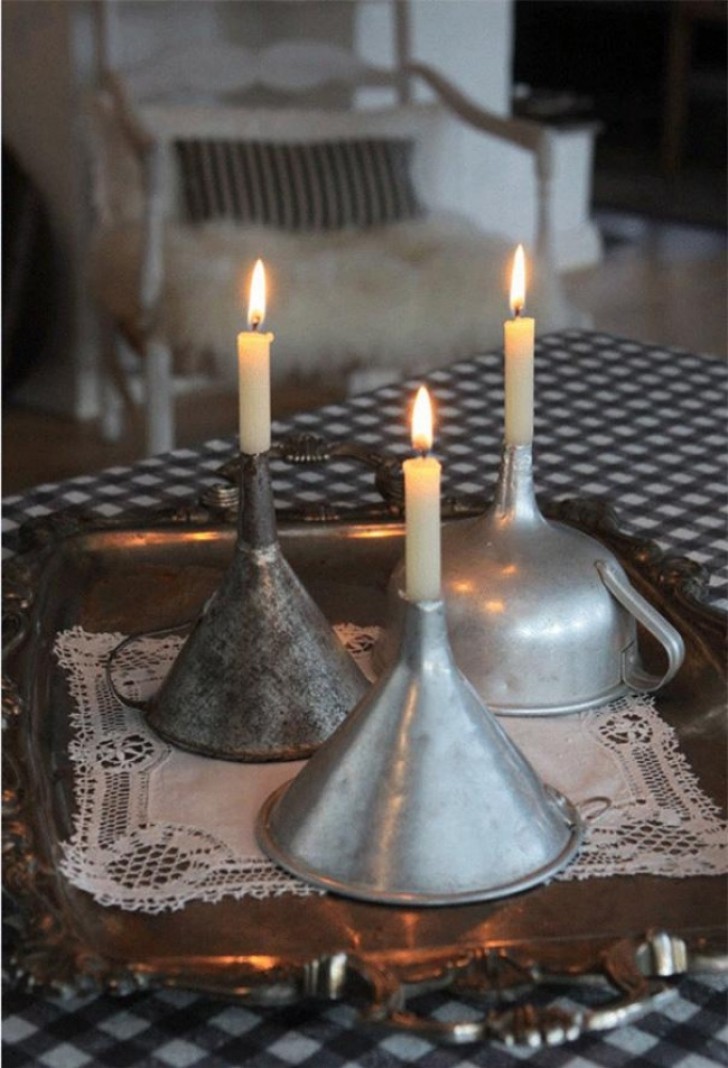 19. Create some original candle holders.