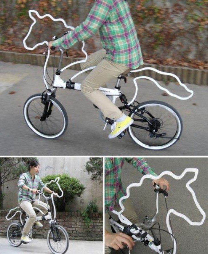 For those who dream of knowing how to ride a horse, but barely know how to ride a bicycle. This bike will spark your imagination!