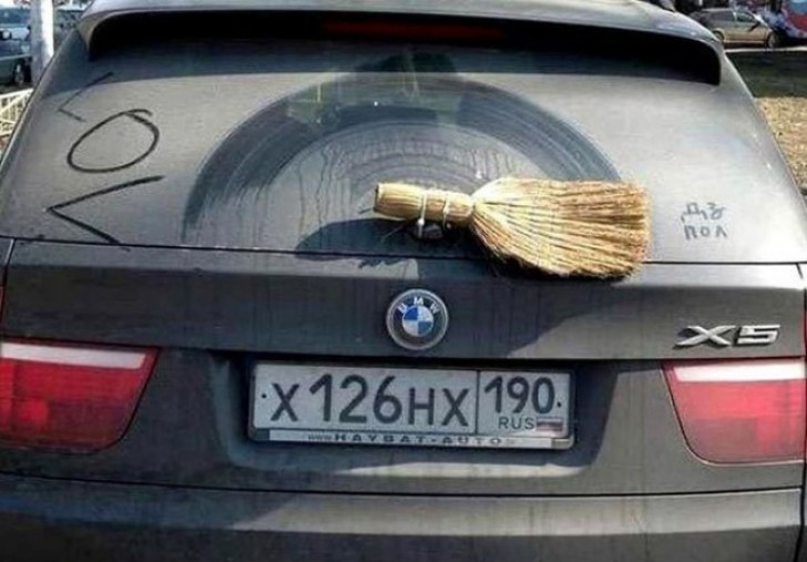 This gentleman will no longer need to change the rear windshield wiper!