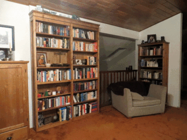 18. A solution could be to have bookshelves such as these!