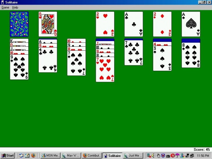 Il gioco del solitario è stato inserito nel sistema operativo Windows per abituare gli utenti ad usare il mouse e per metterli a loro agio davanti al Pc.