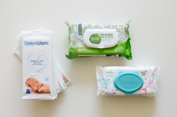 1. Les lingettes humidifiées