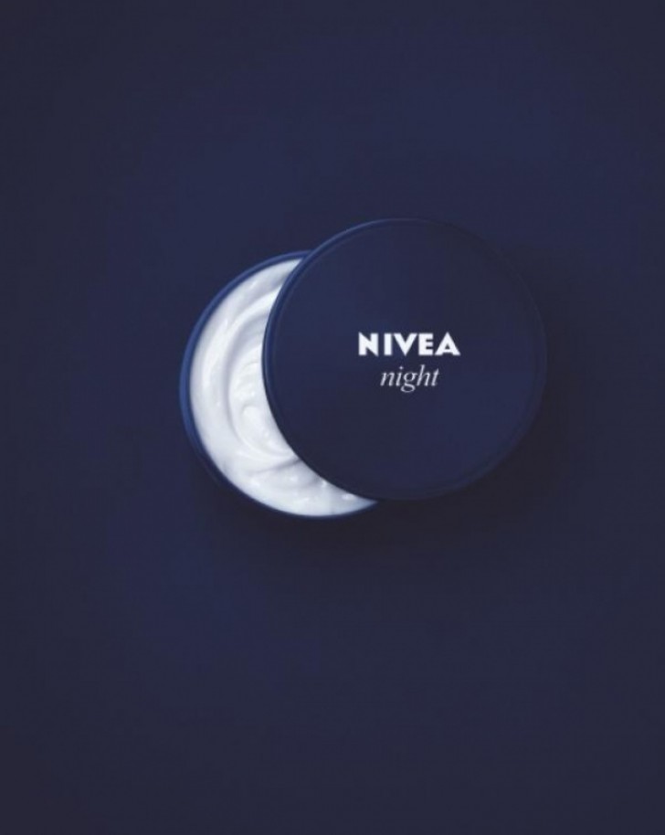 9. The simple but very effective advertising for Nivea night cream